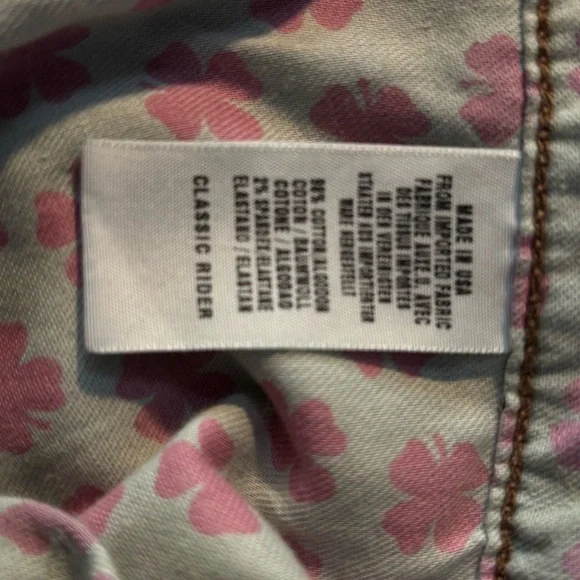 LUCKY BRAND Sz 14 Classic Rider Dark Blue Denim Jeans NEW WITH TAGS - Picture 11 of 12